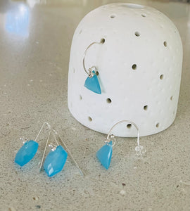 Chalcedony Earrings Ai214