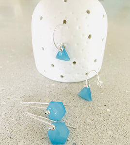 Chalcedony Earrings Ai214