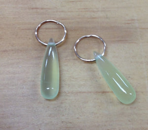 Chalcedony Earrings Ai214