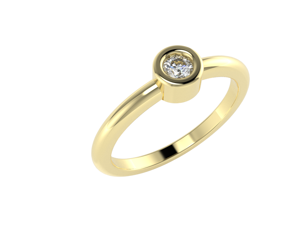Minimal diamond ring